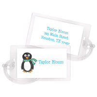 Winter Penguin ID Luggage Tags