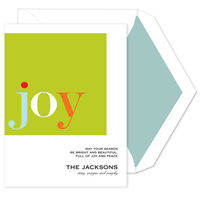 Joy Holiday Cards