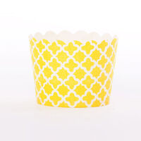 Yellow Spade Small Baking Cups