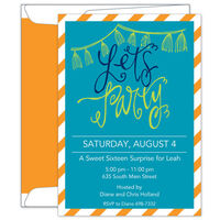 Lets Party Invitations