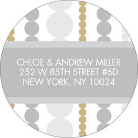Luxe Circles Address Labels