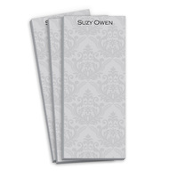 Grey Toile Skinnie Notepads