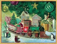 Christmas Train Holiday Cards