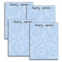 Blue Patterned Mini Notepads