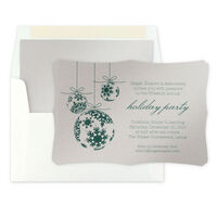 Champagne Holiday Party Invitations