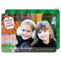 Wrapped In Joy Flat Holiday Photo Cards