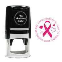 Ribbon and Hearts Self Inking Stamper