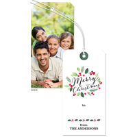 Watercolor Merry Hanging Gift Tags