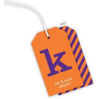 Orange and Purple Little Vertical Hanging Gift Tags