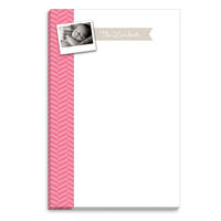 Pink Photo Up and Down Notepads