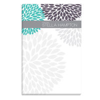 Aqua and Grey Mum Notepads