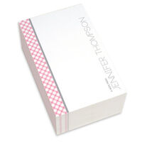 Pink Criss Cross Chunky Notepads
