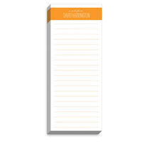 Orange Morgan Stripe Tall Notes- REFILL ONLY
