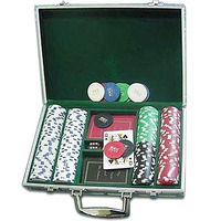 200-Piece Personalized Poker Chip Set
