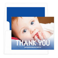 Blue Perfectly Thankful Note Cards