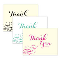 Flourish Thank You Note Cards