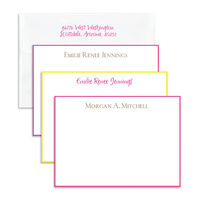 Cosmopolitan Hand-Bordered Note Cards