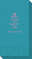 Keep Calm and Party On Guest Towels