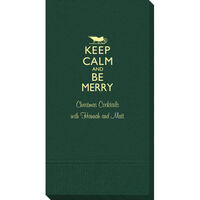 Keep Calm and Be Merry Guest Towels
