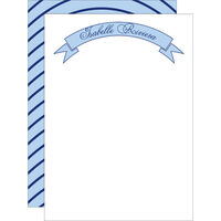 Blue Banner Flat Note Cards
