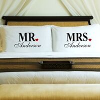 Mr. & Mrs. Pillowcase Set