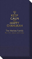 Keep Calm and Happy Chanukah Guest Towels