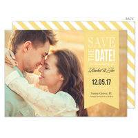 Buttercup Endearing Love Photo Save the Date Cards