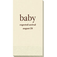 Big Word Baby Guest Towels