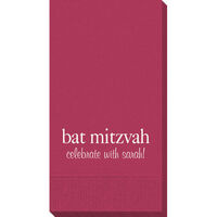 Big Word Bat Mitzvah Guest Towels