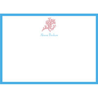 Coral Flat Note Cards