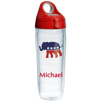 Republican Elephant Personalized Tervis Water Bottle