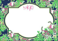 Trunk Show Flat Monogram Note Cards