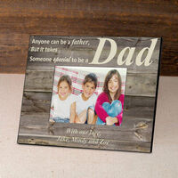 Personalized Barnwood Father's Day Frame