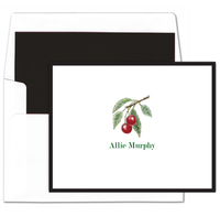 Cherry Foldover Note Cards