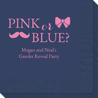 Pink or Blue Gender Reveal Napkins