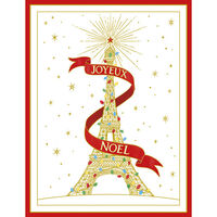 Eiffel Tower Holiday Cards