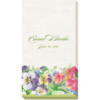 Spring Garland Caspari Guest Towels