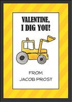 Dig It Valentine Exchange Cards