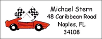 Race Car Address Labels