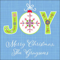 Joyful Ornament Gift Stickers