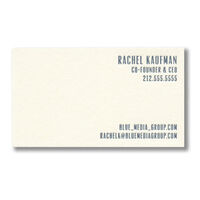 Kaufman Letterpress Business Cards