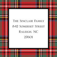 Tartan Plaid Stickers