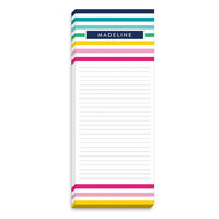 Happy Stripe Skinny Notepads