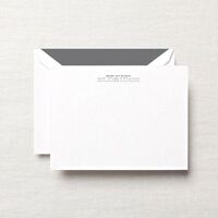 Pearl White Personalized Correspondence Card