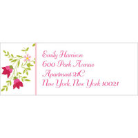 Camryn Floral Return Address Labels