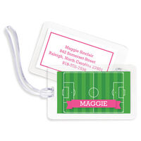Soccer Field Luggage Tags
