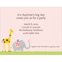 Animal Parade Invitations