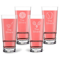 Personalized Tritan Acrylic Highball Set - Sports Collection