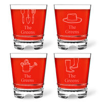 Personalized Tritan Acrylic Double Old Fashioned Set - Spring Collection