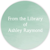 Green Ombre Library Round Stickers